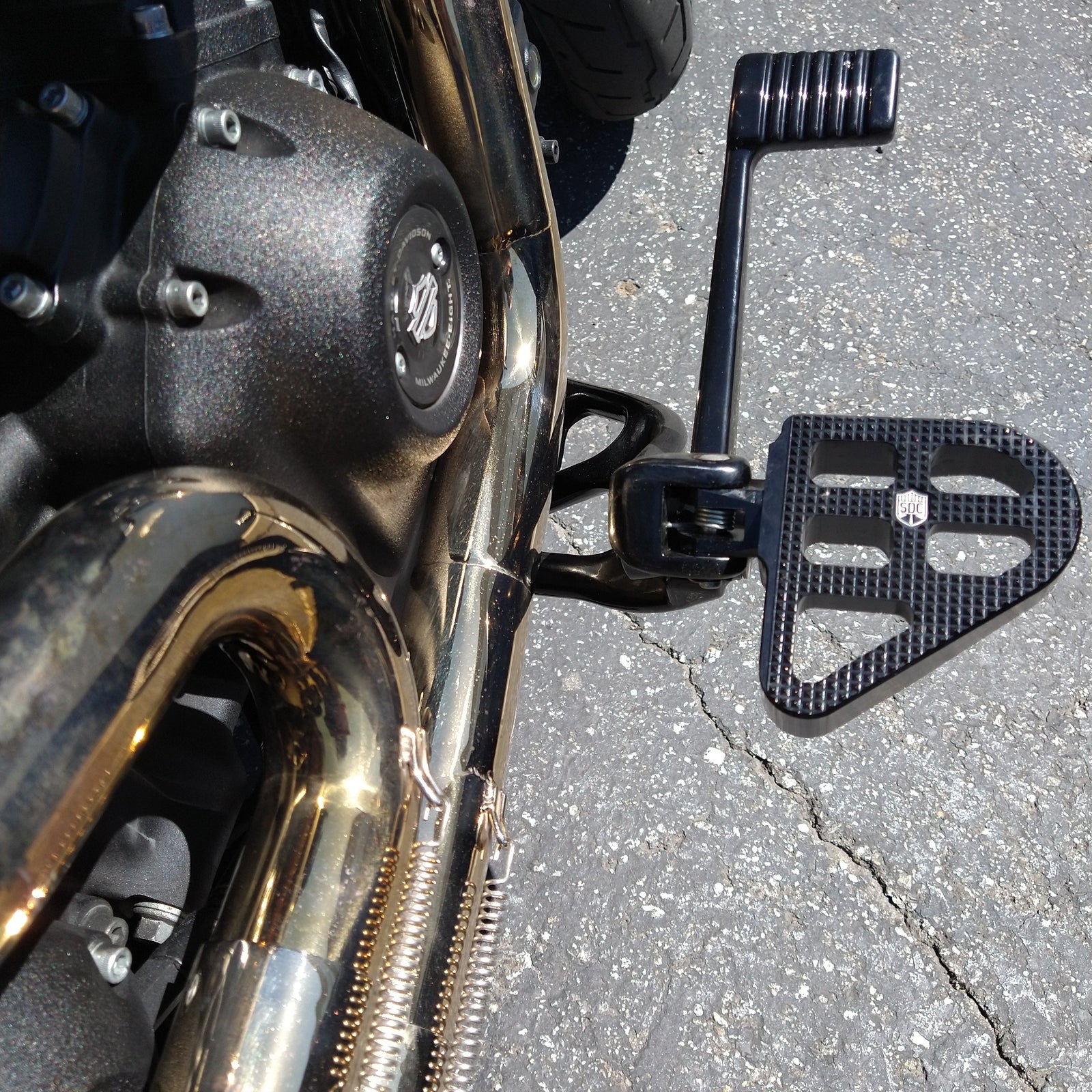 CC- FX Softail Foot Control / Pedal Spacer Kit - M8 Models