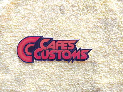 Cafes Customs Collectable Stickers