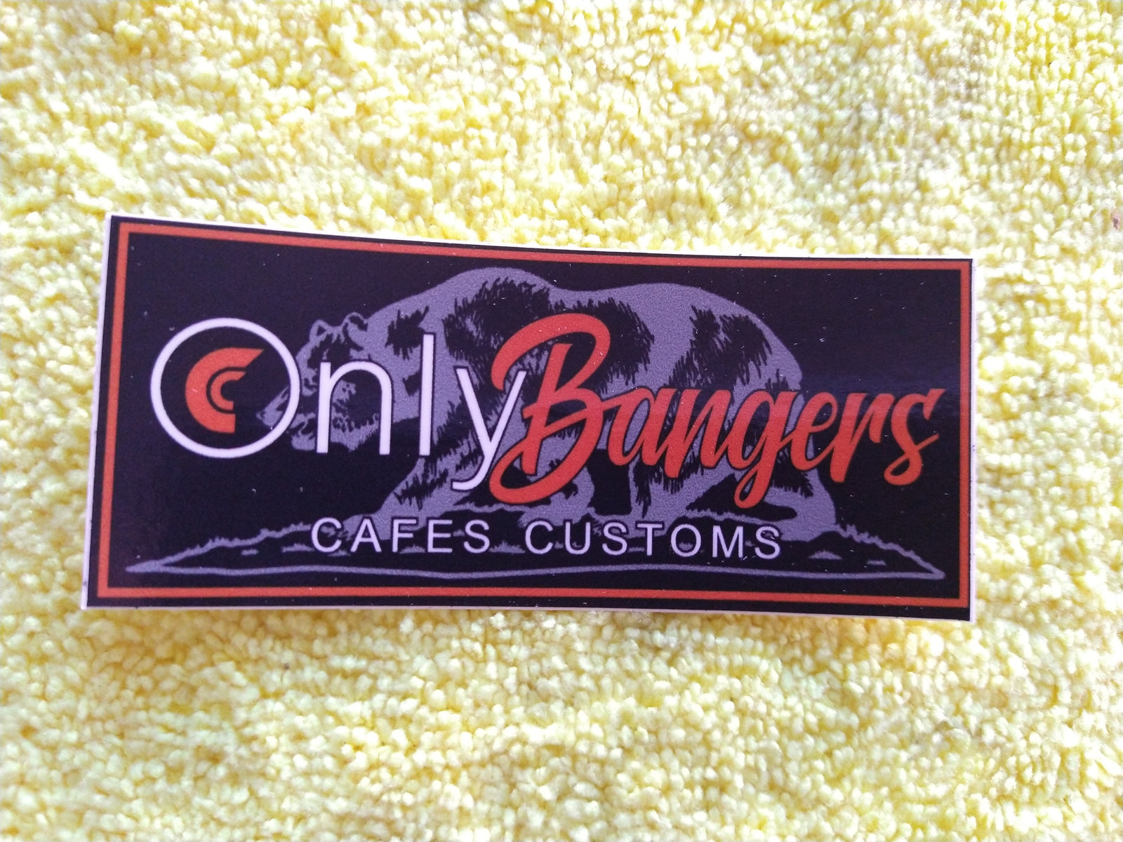Cafes Customs Collectable Stickers