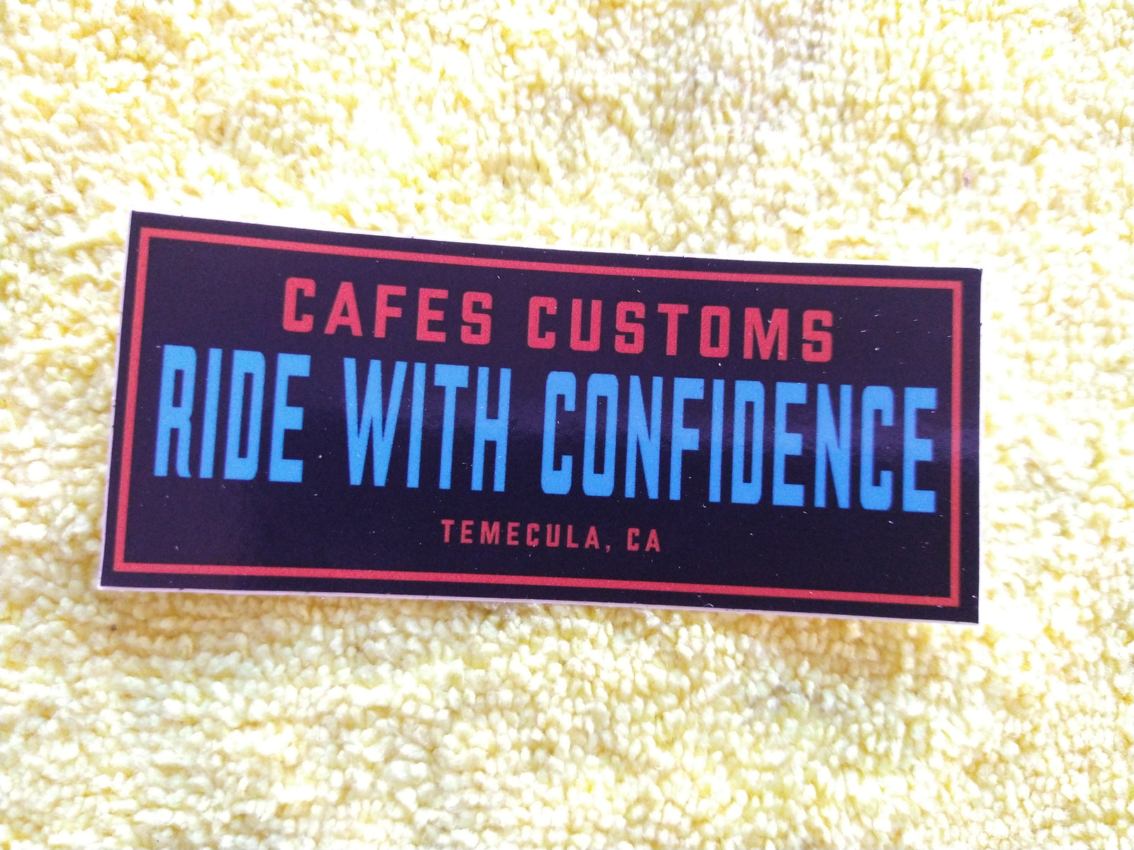 Cafes Customs Collectable Stickers
