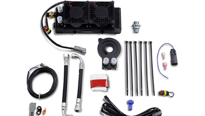 Ultra Cool 3.0 - Naked Oil Cooler Kit - Black - Dual Fans