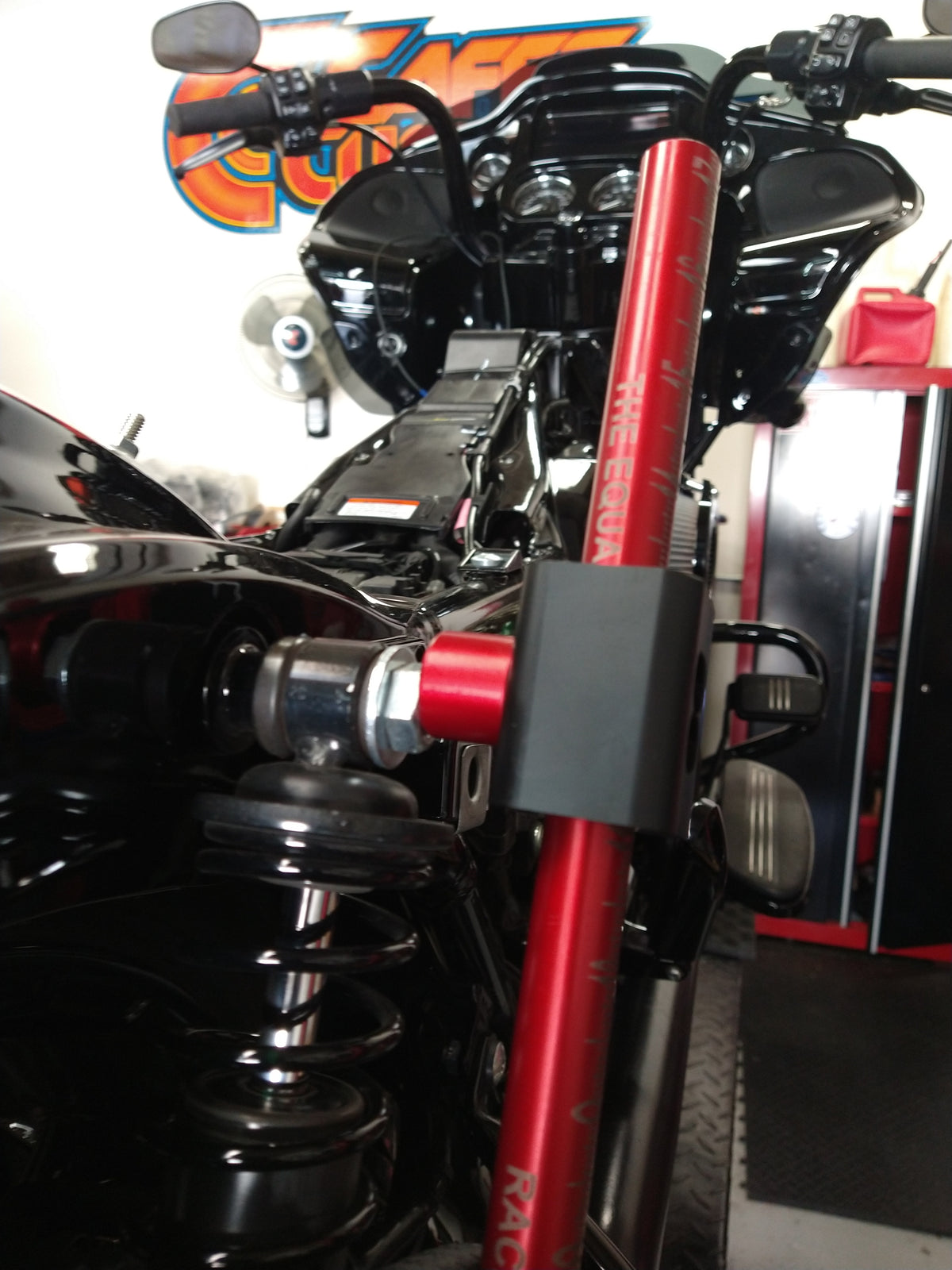 Cafes Customs Top Alignment Link for Harley Davidson Touring models