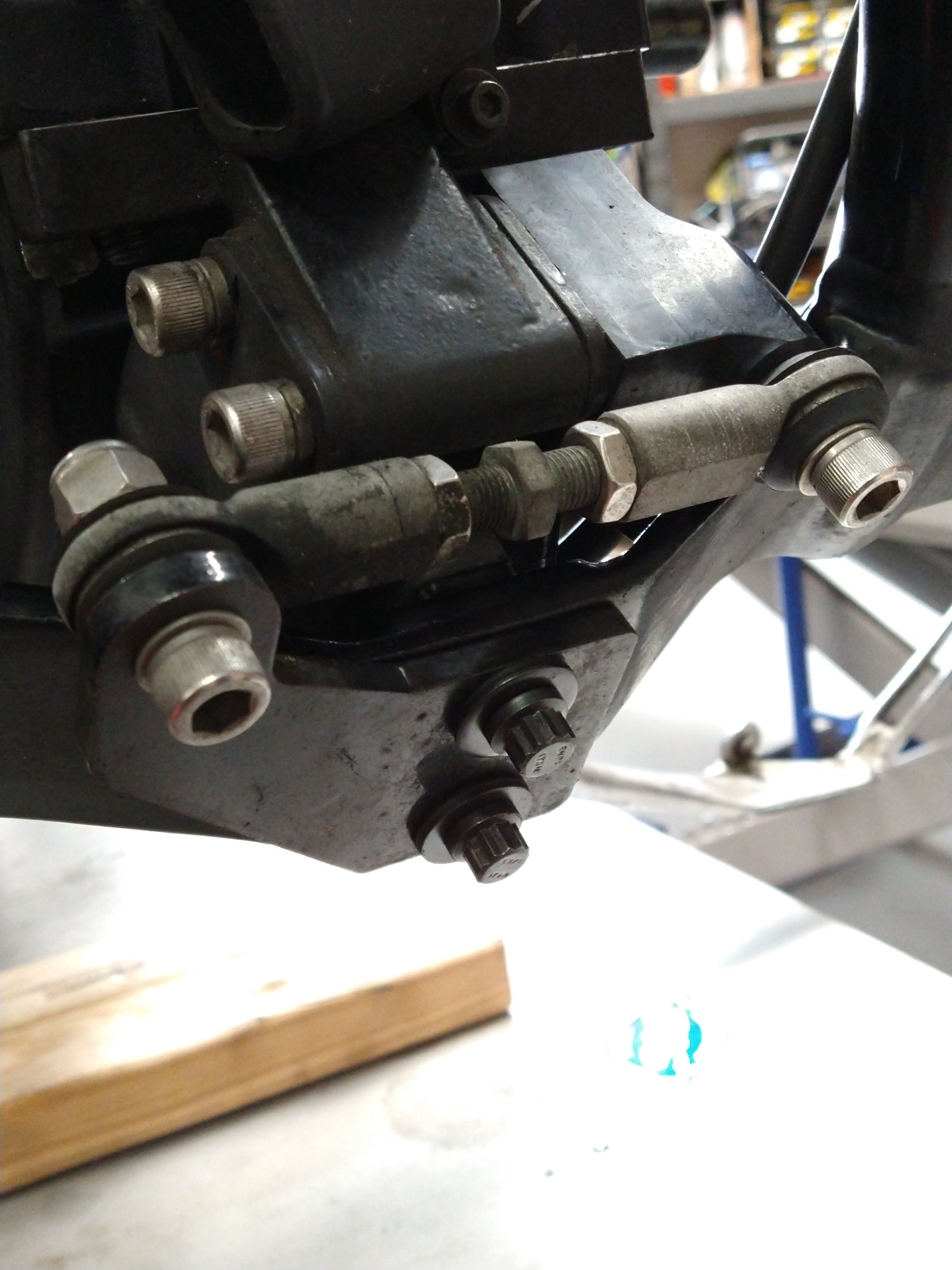 Cafes Customs Dyna Front Engine Mount Spacer Kit