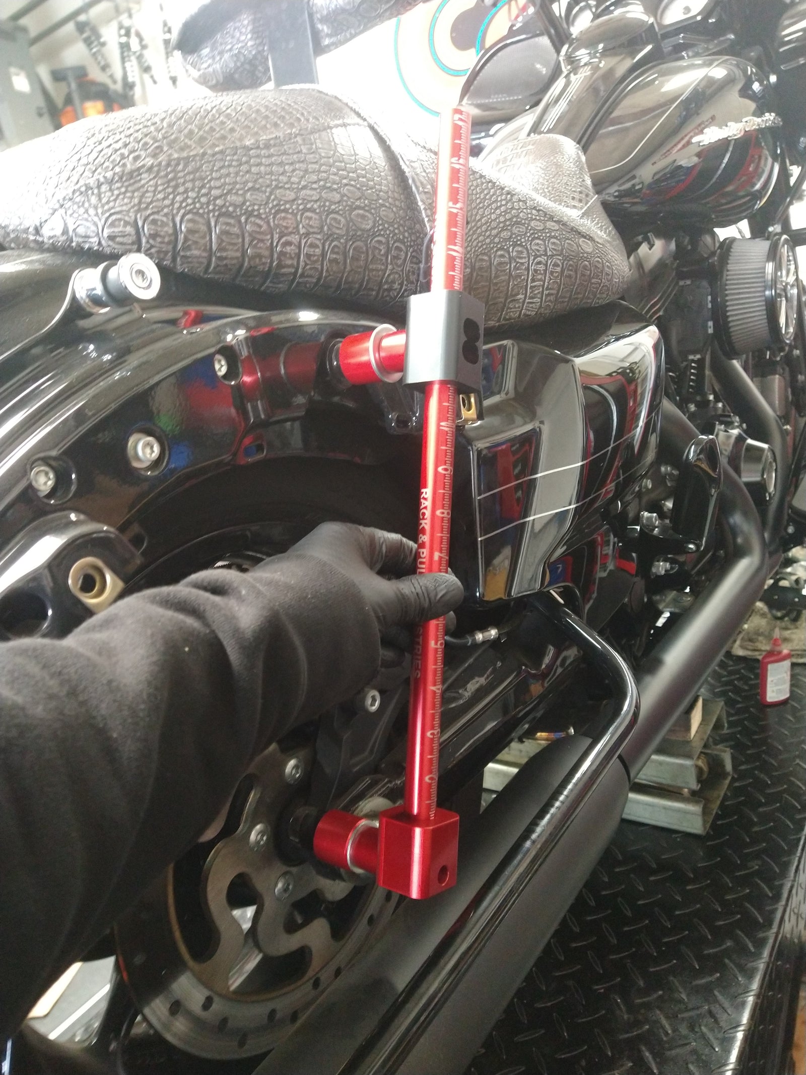 Cafes Customs Top Alignment Link for Harley Davidson Touring models