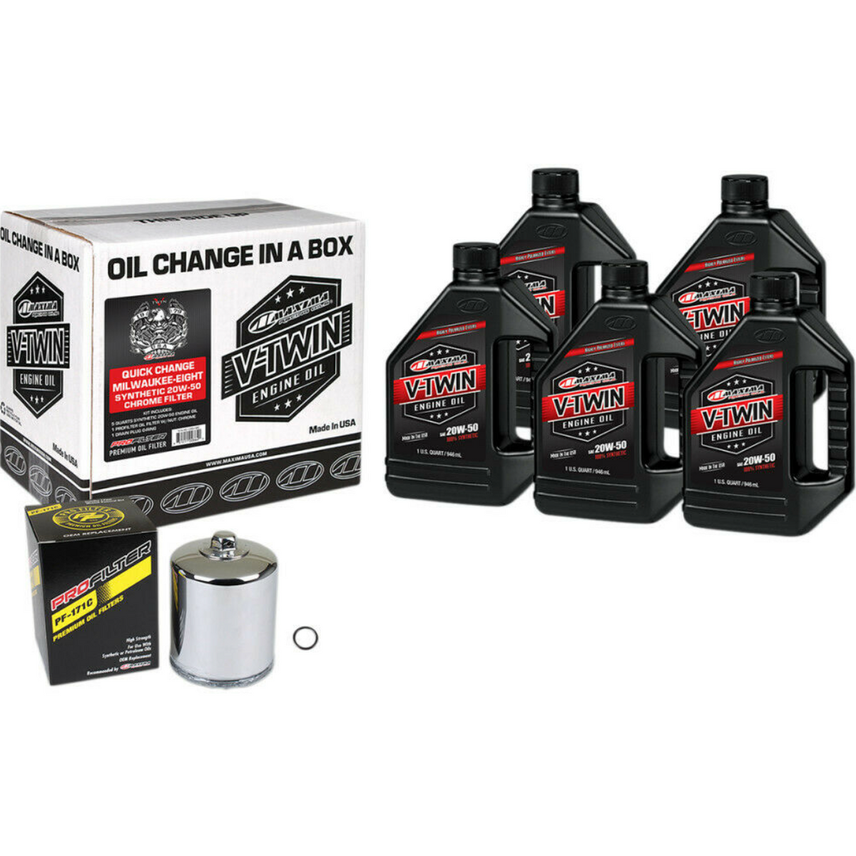 Maxima Racing Oil Change Kit - M8