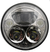 Custom Dynamics LED Headlight - 7" Chrome
